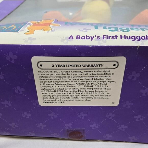 NEW VINTAGE 90s Pooh soft friends Tigger plush stuffed animal Mattel - Picture 7 of 10